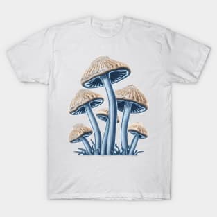 Fungi Fun: Cartoon Mushroom Print to Show Your Eco-Friendly Style T-Shirt